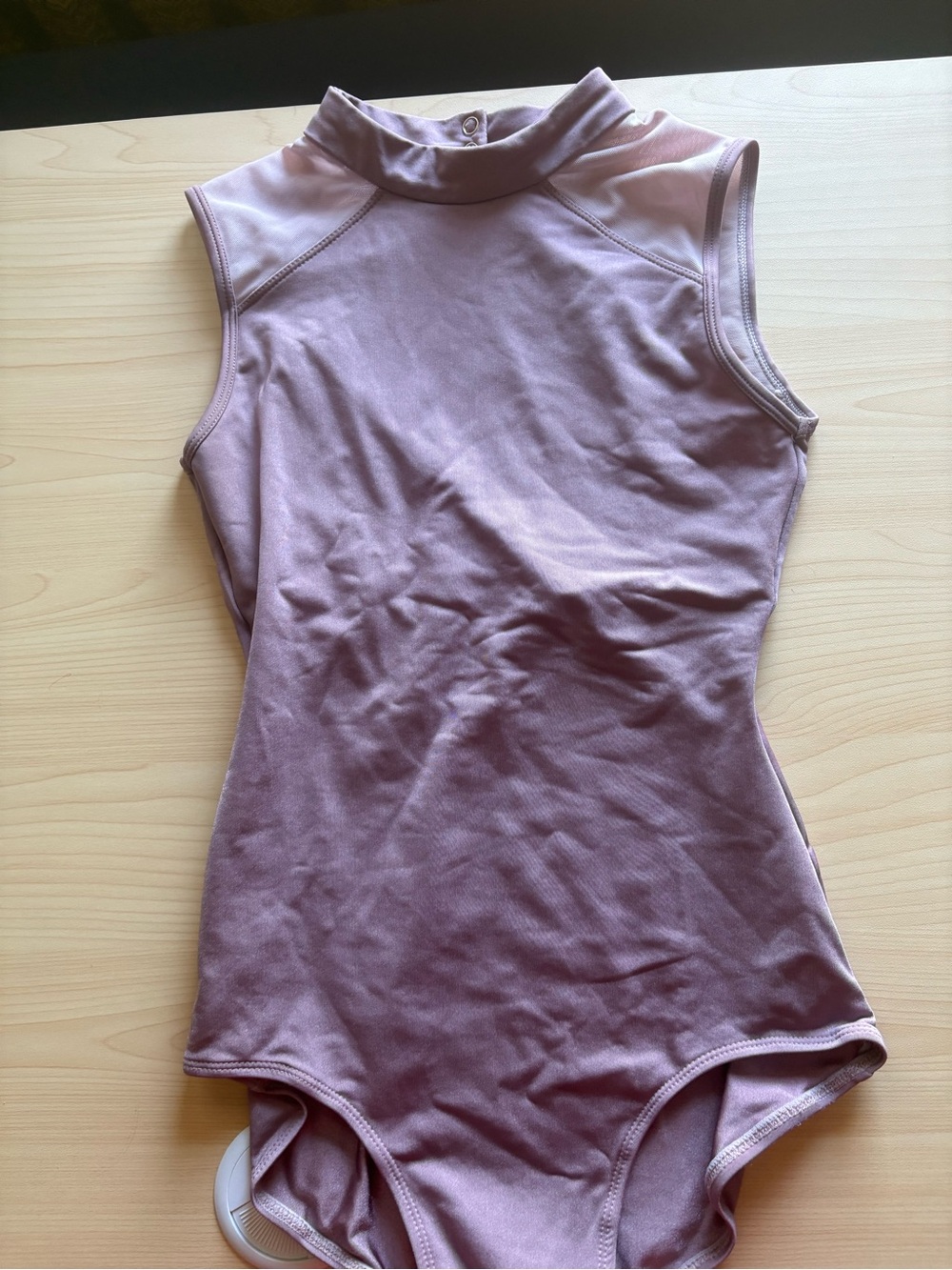 Sleeveless Mock Neck Bodysuit in Dusty Mauve